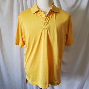 adidas Golf Climalite Yellow Polo Shirt